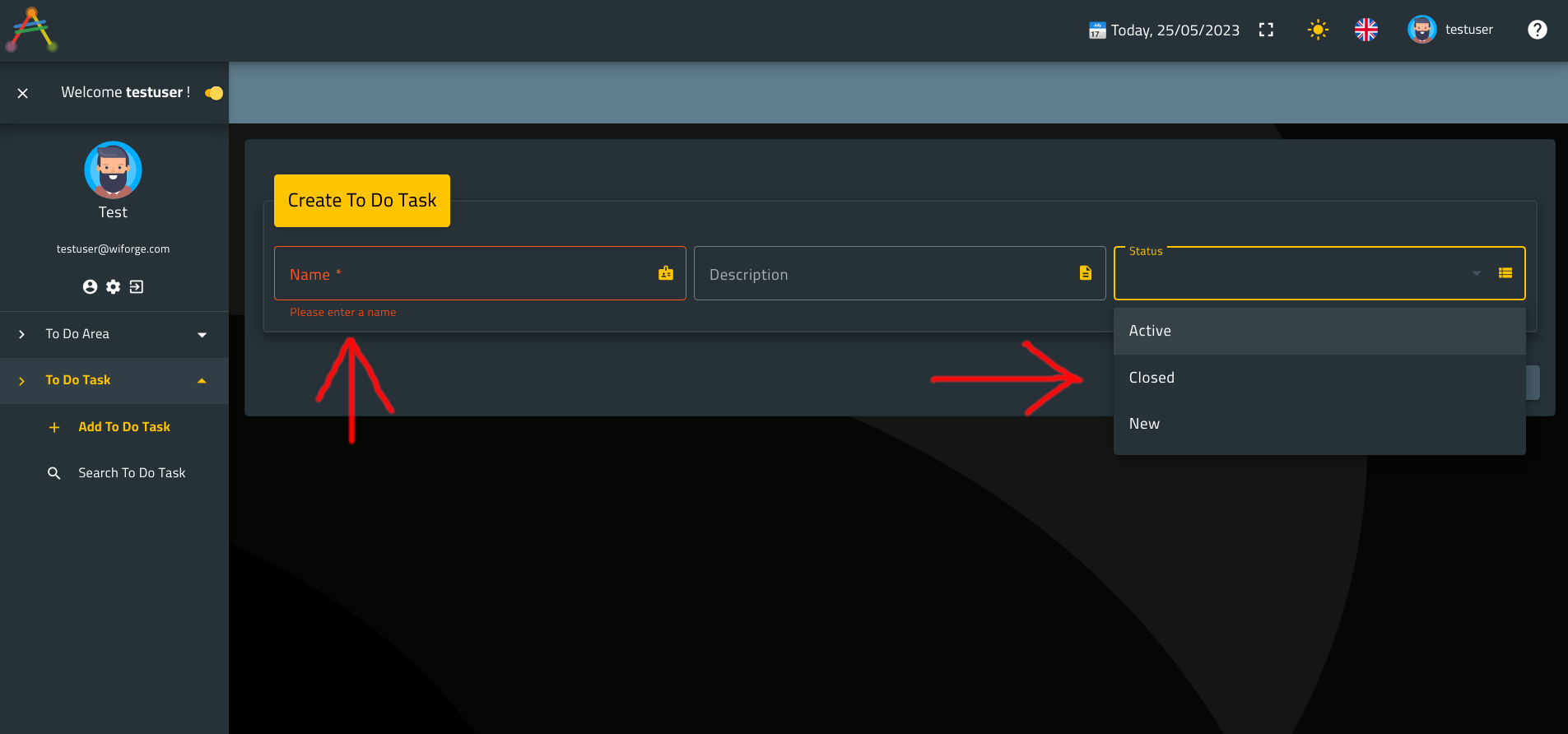 Create ToDoTask Use Case