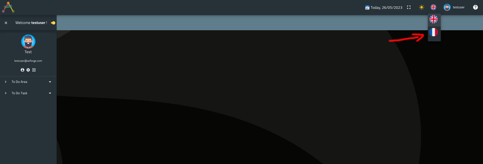 French language is now available